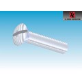 UNSL INDENTED HEX WASHER MACHINE SCREWS, ZINC & CLEAR CHROMATE_0